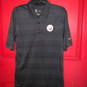 Steelers Nike Dri Fit Polo